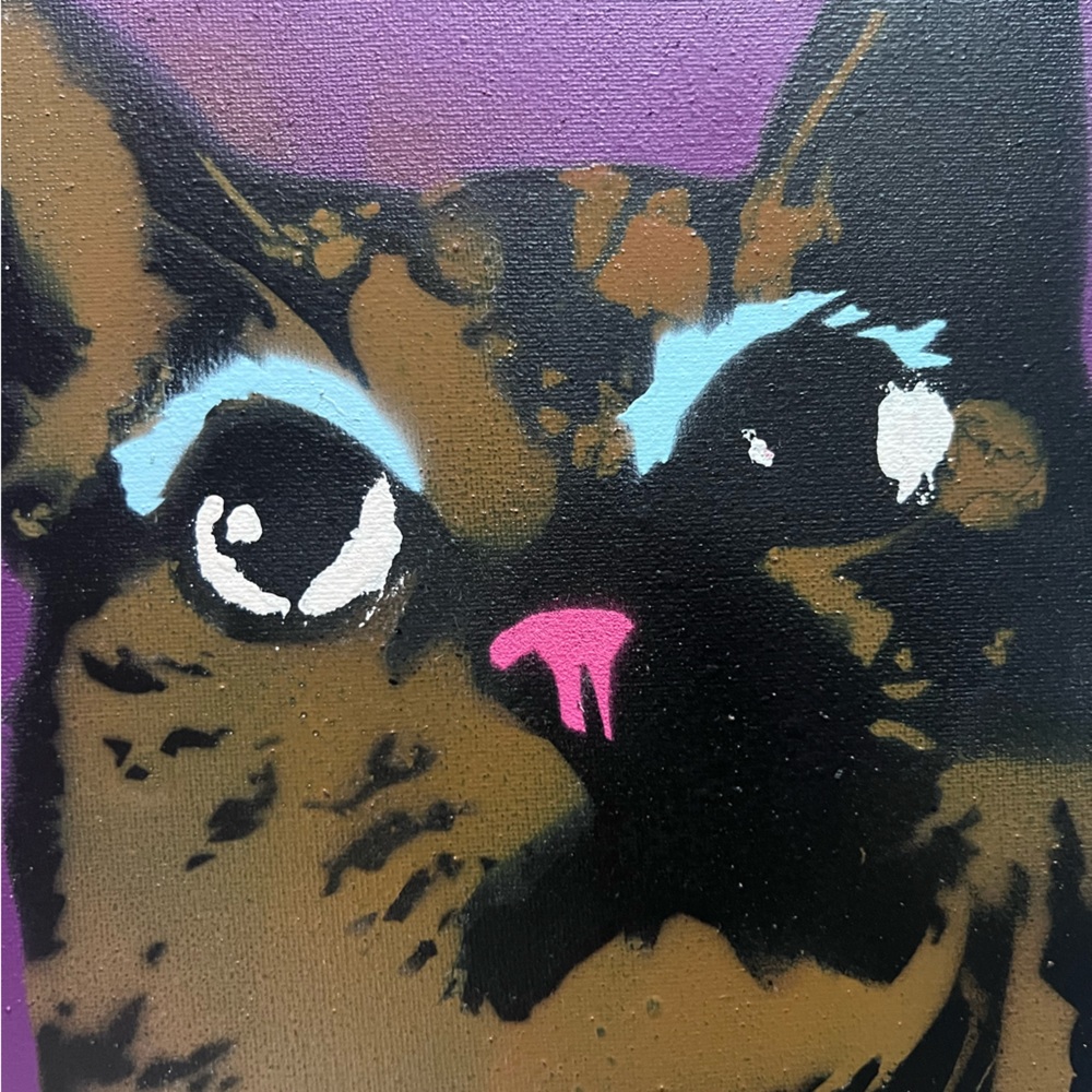 Cat with Makeup Pop art Painting - Picture 7 of 7